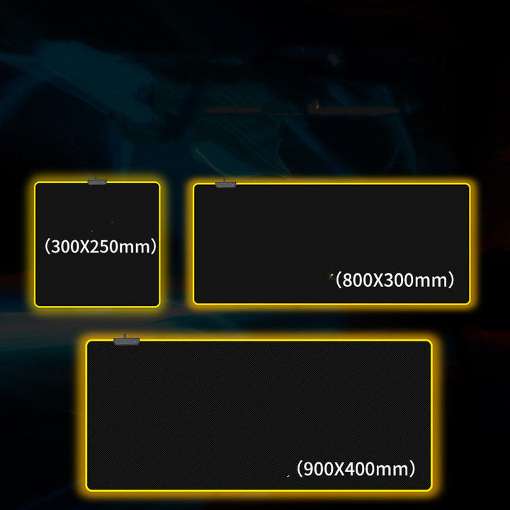 Elevate Your Gaming Experience with the RGB Luminous Mouse Pad
