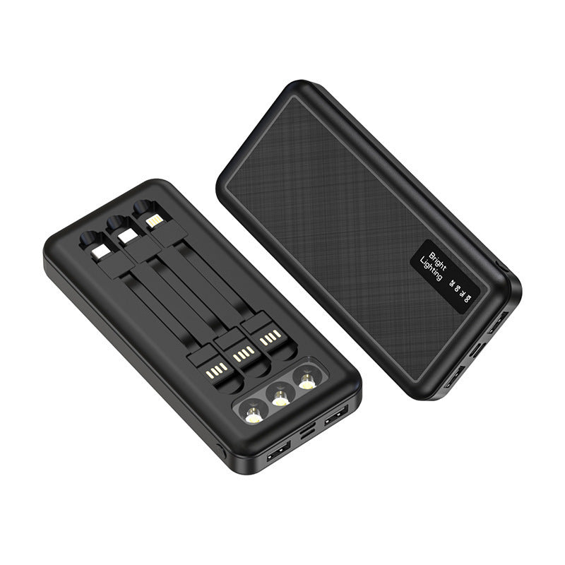 Power Bank With Cable Detachable