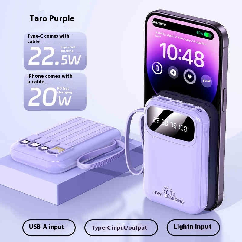 Large Capacity Portable Power With Cable