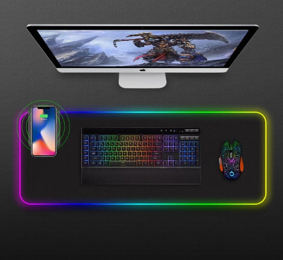 Colorful RGB Glowing Mouse Pad