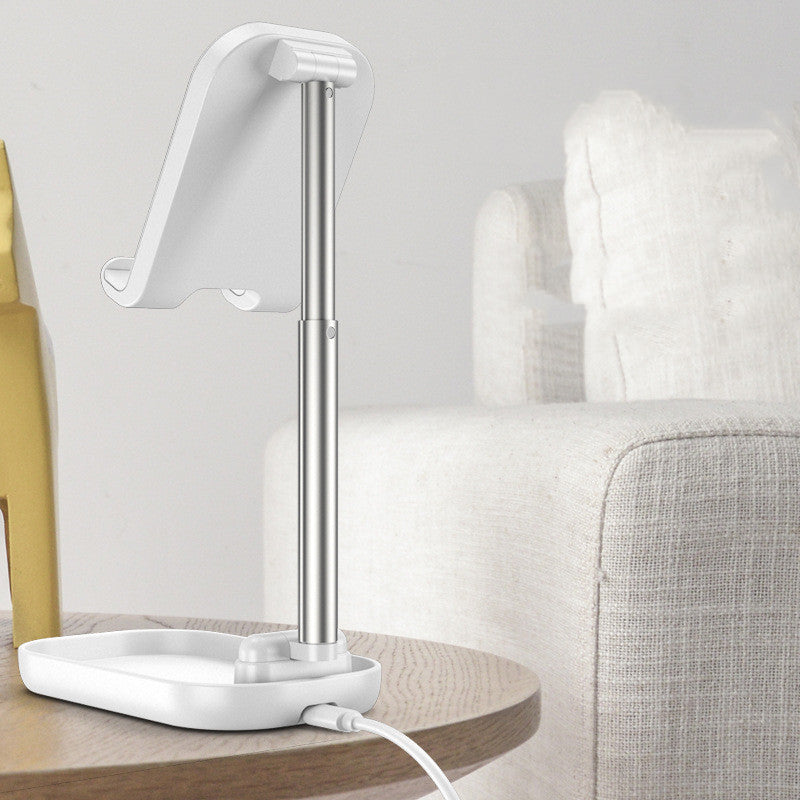 Portable wireless charging mobile phone holder