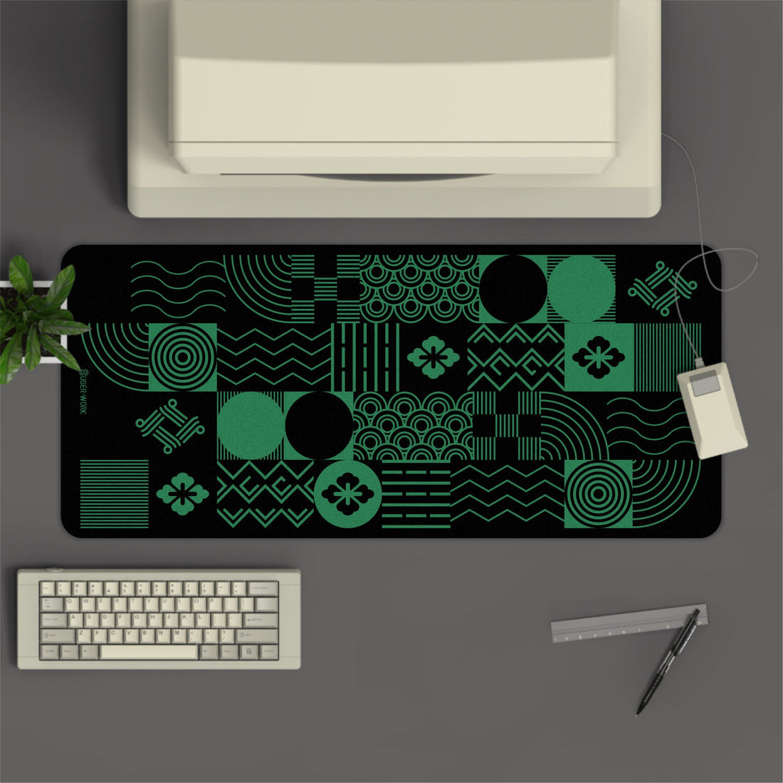 Landscape Theme Keycap Mouse Pad