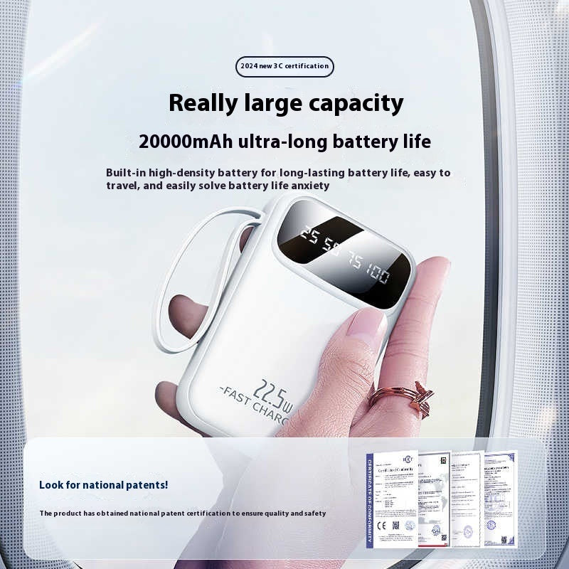 Large Capacity Portable Power With Cable