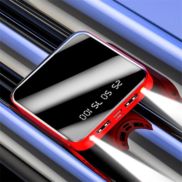 Portable Mirror Digital Display Power Bank