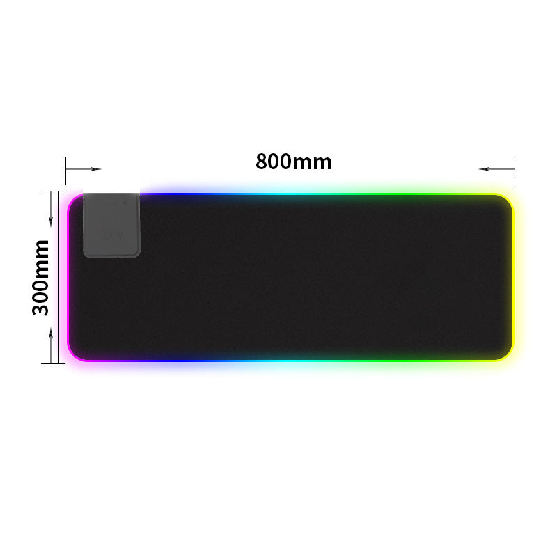 Colorful RGB Glowing Mouse Pad