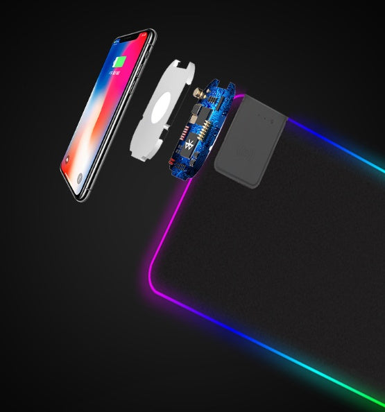 Colorful RGB Glowing Mouse Pad