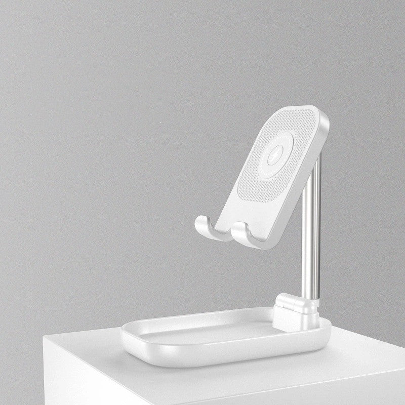 Portable wireless charging mobile phone holder