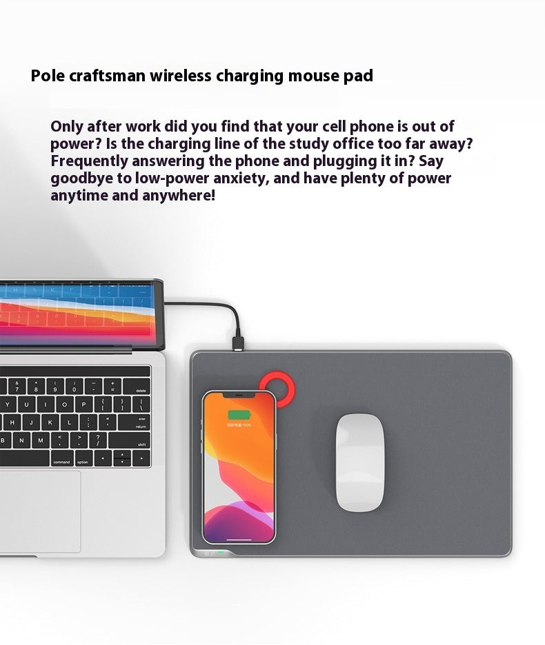 Wireless Charging Mouse Pad