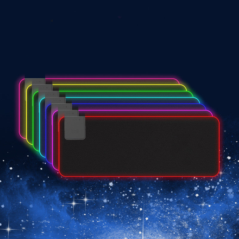 Colorful RGB Glowing Mouse Pad
