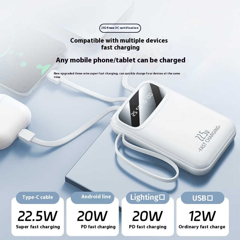 Large Capacity Portable Power With Cable