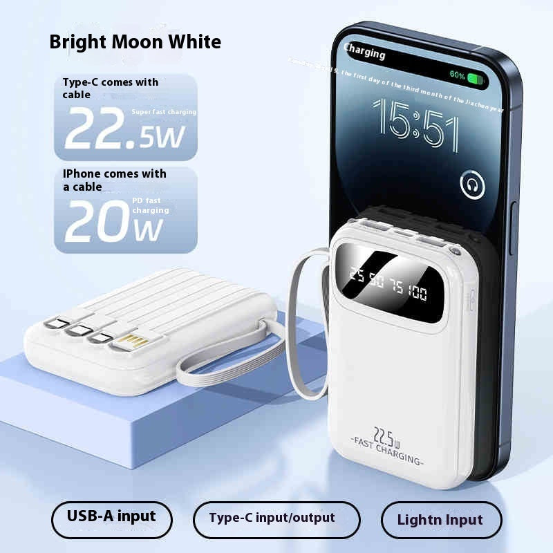 Large Capacity Portable Power With Cable