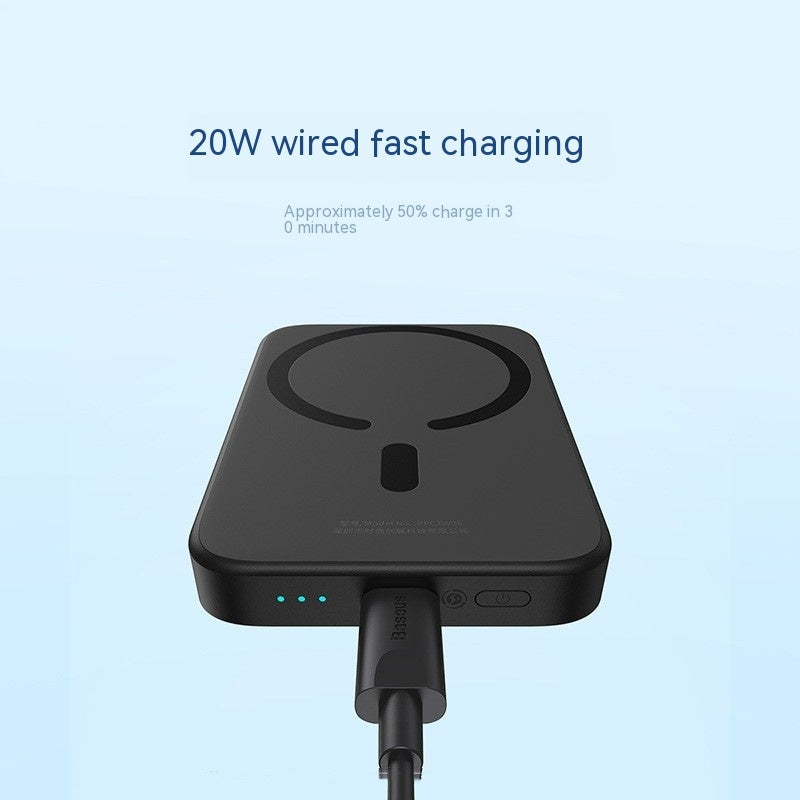 Fast Charging Magnetic Wireless Power Bank