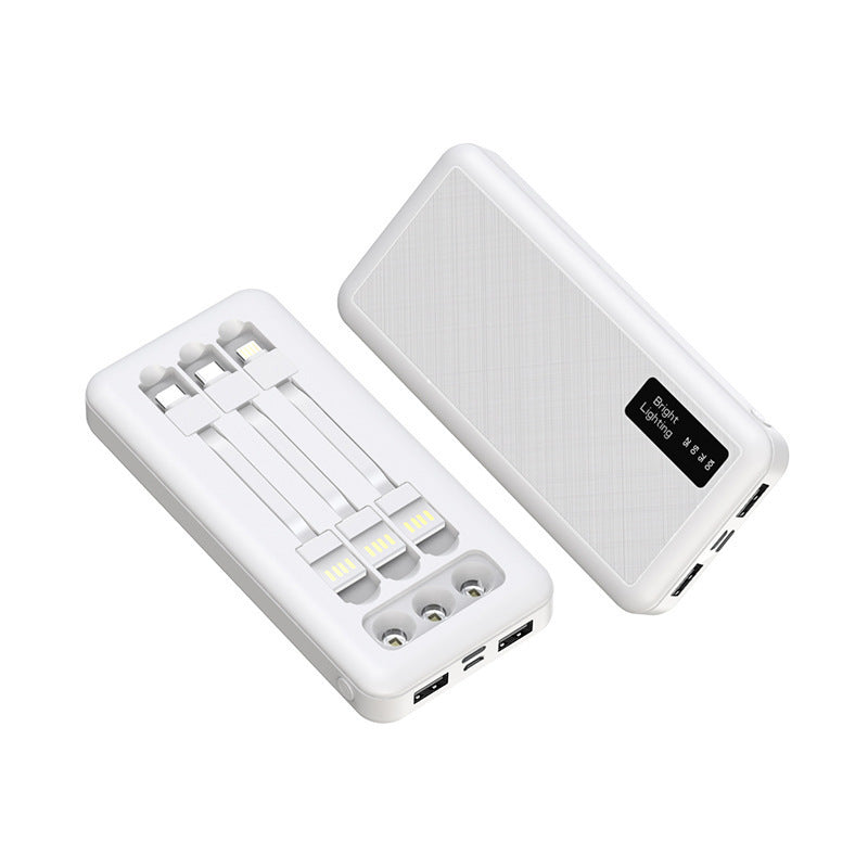 Power Bank With Cable Detachable